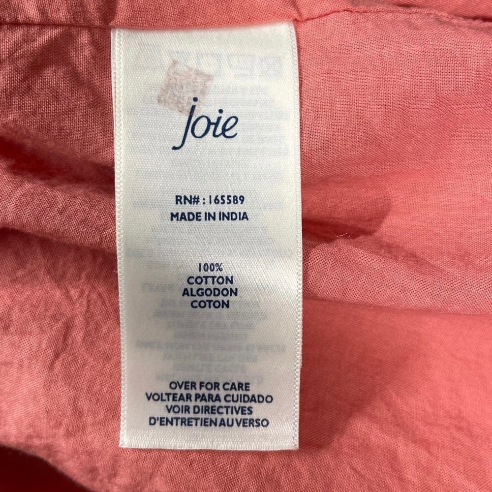 Joie Red Printed Midi Dress - Picture 7 of 8